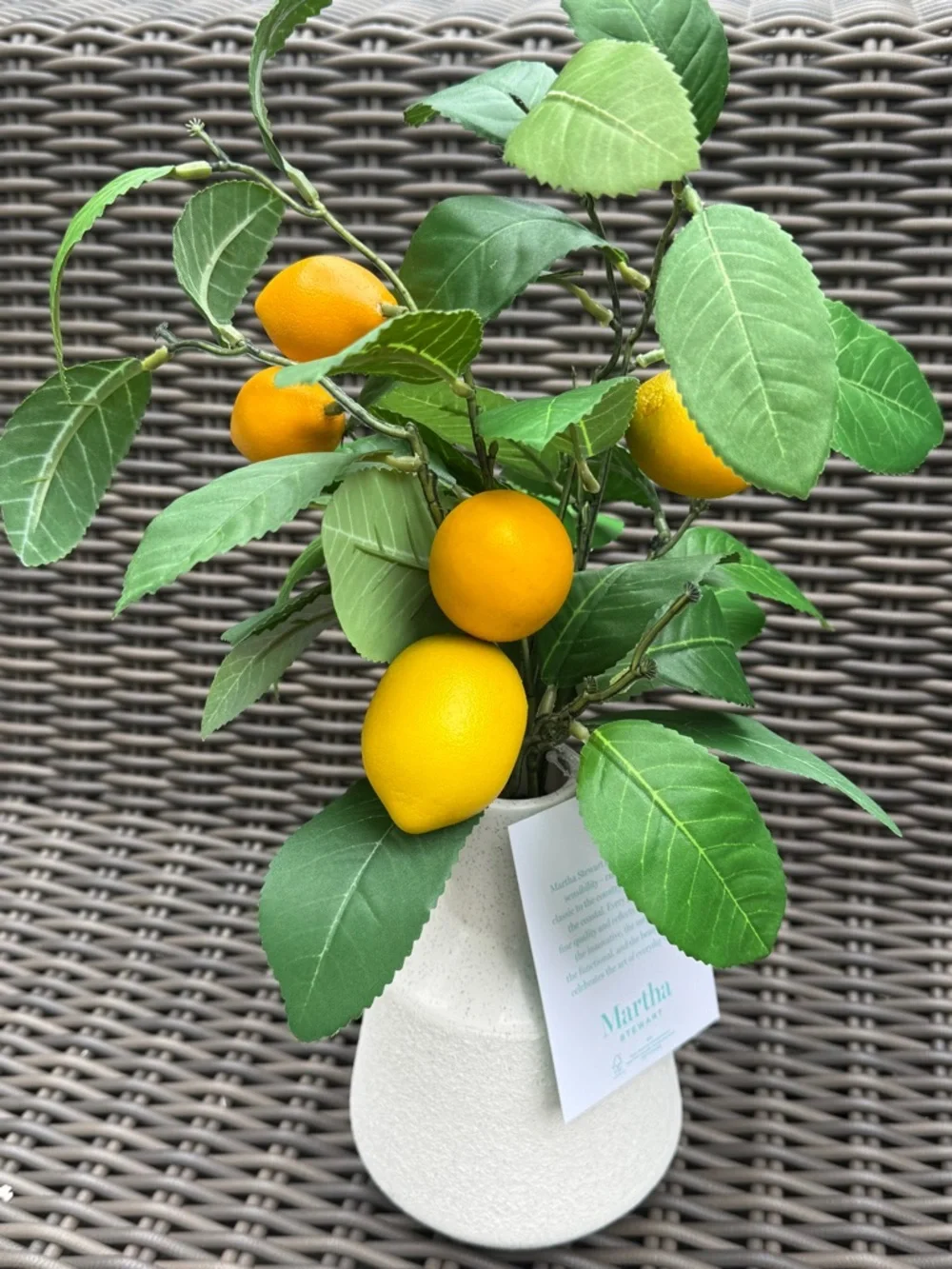 Martha Stewart Artificial Lemon Tree - NWT